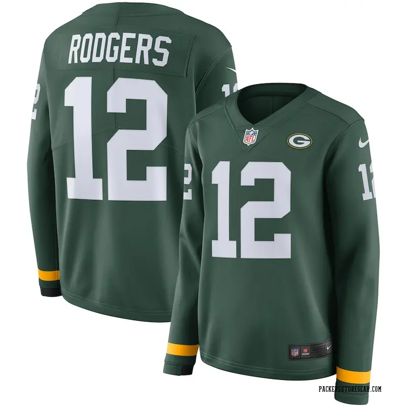 women's green bay packers long sleeve shirts