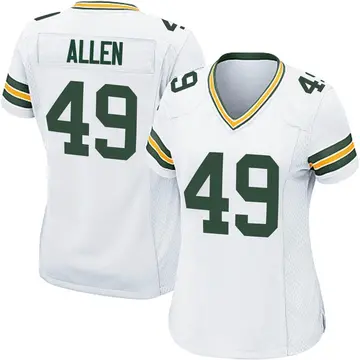 Women's Green Bay Packers Austin Allen White Game Jersey By Nike