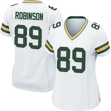 Women's Green Bay Packers Dave Robinson White Game Jersey By Nike