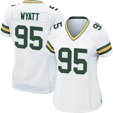 NFL_Jerseys Jersey Green Bay''Packers''women Quay Walker #95 Devonte Wyatt  Football Draft Vapor Limited 2022''nfl 