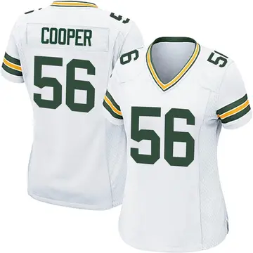 Women's Green Bay Packers Edgerrin Cooper White Game Jersey By Nike