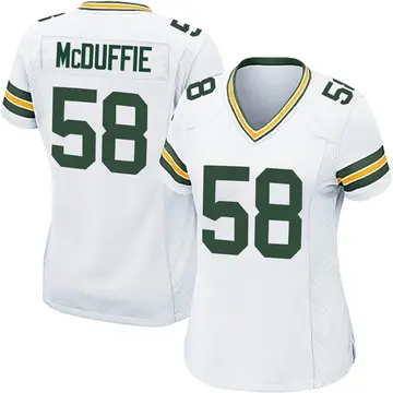 Women's Green Bay Packers Isaiah McDuffie White Game Jersey By Nike