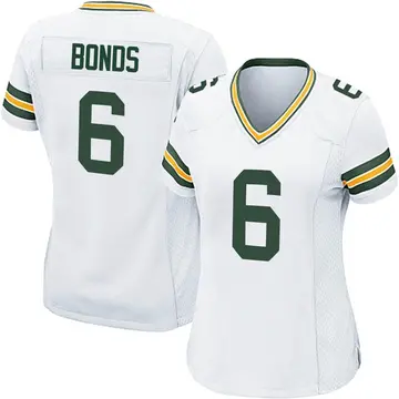 Women's Green Bay Packers Jadakis Bonds White Game Jersey By Nike