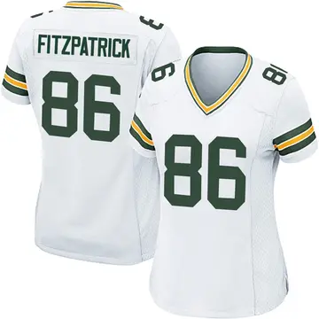 Women's Green Bay Packers John FitzPatrick White Game Jersey By Nike