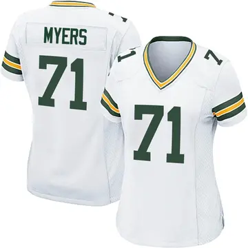 Men's Nike Josh Myers Green Bay Packers Game Jersey Size: 3XL