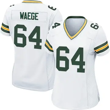 Women's Green Bay Packers Spencer Waege White Game Jersey By Nike