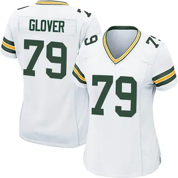 Women's Green Bay Packers Travis Glover White Game Jersey By Nike