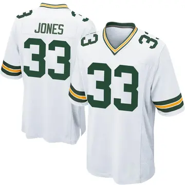 Youth Green Bay Packers Aaron Jones Camo 2019 Salute To Service Game Jersey  - Dingeas