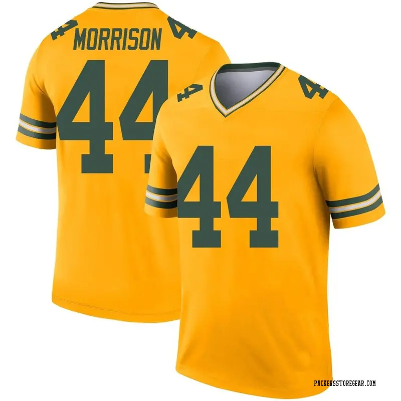 Youth Green Bay Packers Antonio Morrison Gold Legend Inverted Jersey By ...