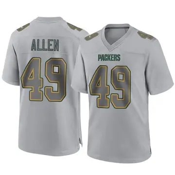 Youth Green Bay Packers Austin Allen Gray Game Atmosphere Fashion Jersey By Nike