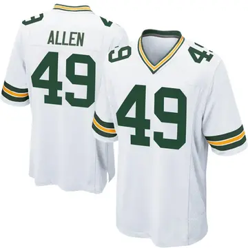 Youth Green Bay Packers Austin Allen White Game Jersey By Nike