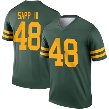 Youth Green Bay Packers Benny Sapp III Green Legend Alternate Jersey By Nike