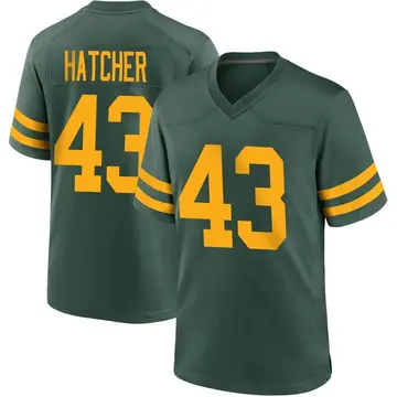 Youth Green Bay Packers Broughton Hatcher Green Game Alternate Jersey By Nike