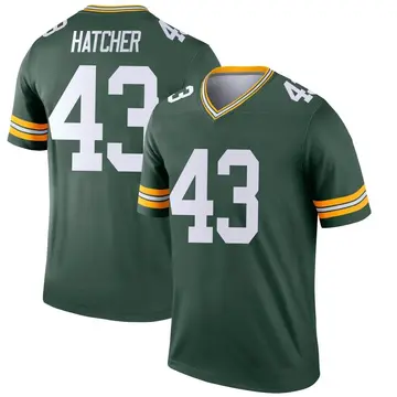 Youth Green Bay Packers Broughton Hatcher Green Legend Jersey By Nike