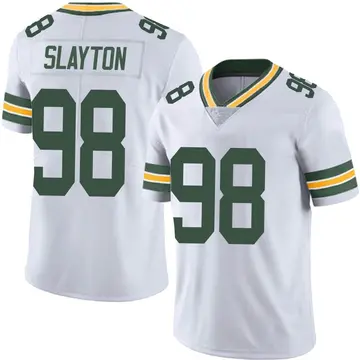 Chris Slayton Green Bay Packers Youth Legend White Color Rush T-Shirt