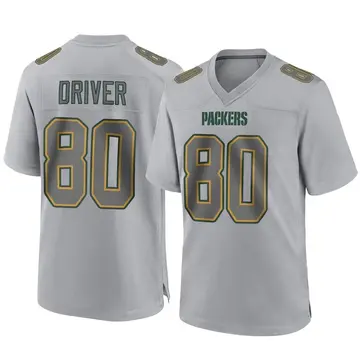 Youth Green Bay Packers Donald Driver Gray Game Atmosphere Fashion Jersey By Nike