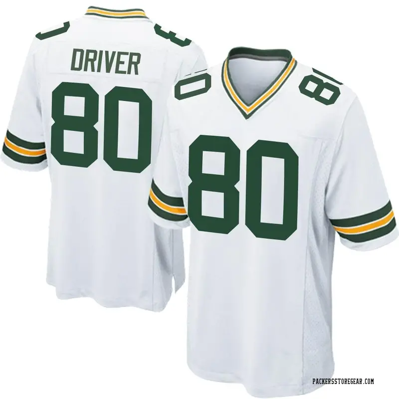 Youth Green Bay Packers Donald Driver White Game Jersey By Nike