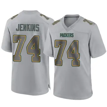 Youth Green Bay Packers Elgton Jenkins Gray Game Atmosphere Fashion Jersey By Nike