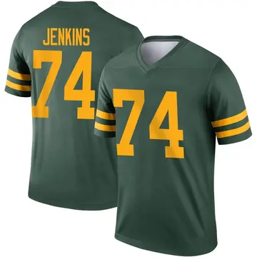 Youth Green Bay Packers Elgton Jenkins Green Legend Alternate Jersey By Nike