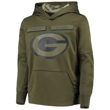 packers salute to service therma po hoodie