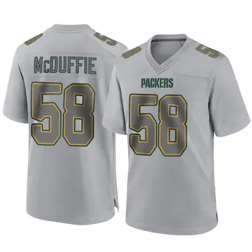 Youth Green Bay Packers Isaiah McDuffie Gray Game Atmosphere Fashion Jersey By Nike