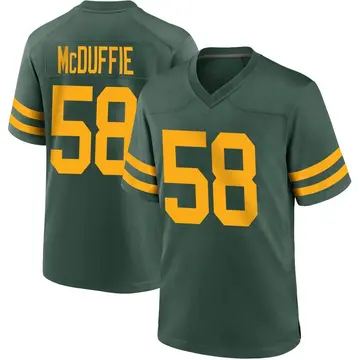 Youth Green Bay Packers Isaiah McDuffie Green Game Alternate Jersey By Nike