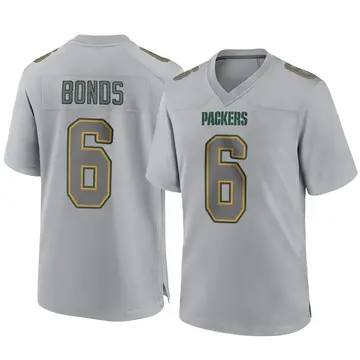 Youth Green Bay Packers Jadakis Bonds Gray Game Atmosphere Fashion Jersey By Nike