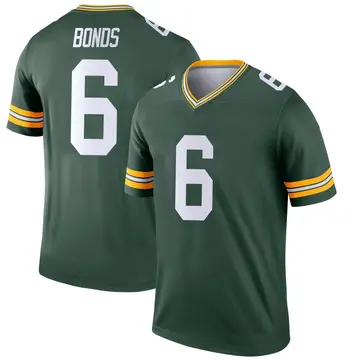 Youth Green Bay Packers Jadakis Bonds Green Legend Jersey By Nike