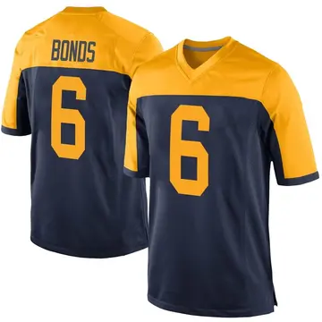 Youth Green Bay Packers Jadakis Bonds Navy Game Alternate Jersey By Nike