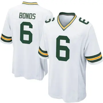 Youth Green Bay Packers Jadakis Bonds White Game Jersey By Nike