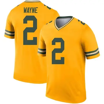 Youth Green Bay Packers Jalen Wayne Gold Legend Inverted Jersey By Nike