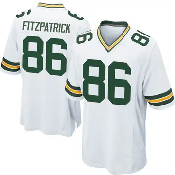 Youth Green Bay Packers John FitzPatrick White Game Jersey By Nike