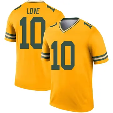 Packers #10 Jordan Love Nike Away Elite Jersey 56 White