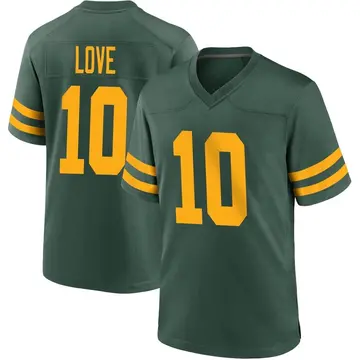 Nike Men's Green Bay Packers Jordan Love #10 Green Game Jersey