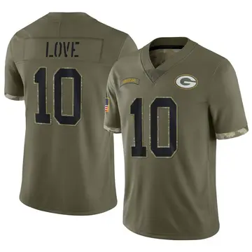 Nike Men's Green Bay Packers Jordan Love #10 Green Game Jersey