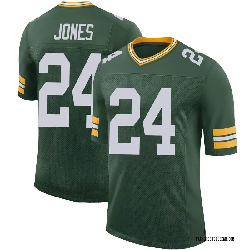 Youth Green Bay Packers Josh Jones Green Limited 100th Vapor Jersey By Nike