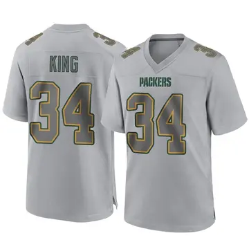 Youth Green Bay Packers Kalen King Gray Game Atmosphere Fashion Jersey By Nike