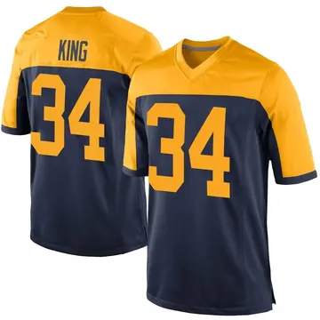 Youth Green Bay Packers Kalen King Navy Game Alternate Jersey By Nike