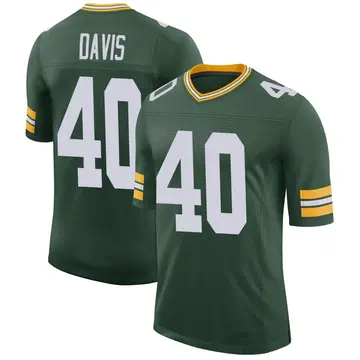 Youth Green Bay Packers LJ Davis Green Limited Classic Jersey By Nike