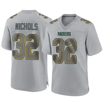 Lew Nichols Men's Green Bay Packers Nike Alternate Jersey - Game Navy