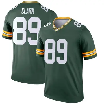 Youth Green Bay Packers Michael Clark Green Legend Jersey By Nike