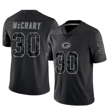 Youth Green Bay Packers Nate McCrary Black Limited Reflective Jersey By Nike