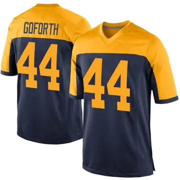 Youth Green Bay Packers Ralen Goforth Navy Game Alternate Jersey By Nike