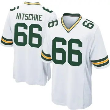 Jerseyrama Ray Nitschke Jersey #66 Green Bay Unsigned Custom Stitched White Football New No Brands/Logos Sizes S-3xl, Size: Large