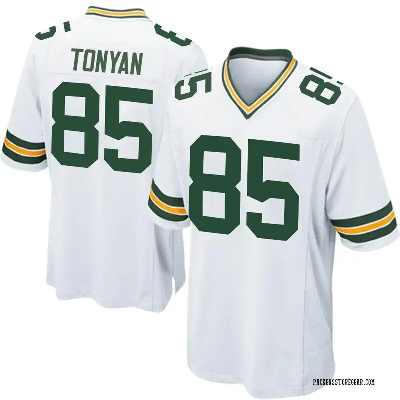 Green Bay Packers Robert Tonyan Autographed Pro Style White Jersey