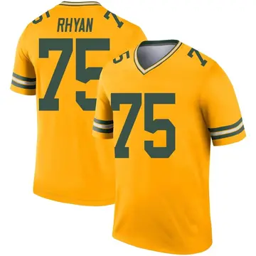 Youth Green Bay Packers Sean Rhyan Gold Legend Inverted Jersey By Nike