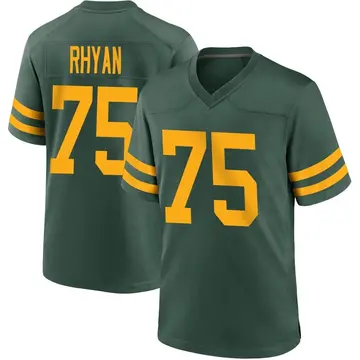 Youth Green Bay Packers Sean Rhyan Green Game Alternate Jersey By Nike