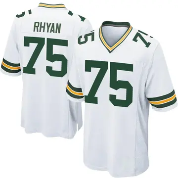 Youth Green Bay Packers Sean Rhyan White Game Jersey By Nike