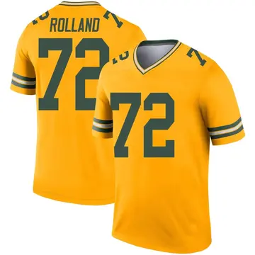 Youth Green Bay Packers Spencer Rolland Gold Legend Inverted Jersey By Nike