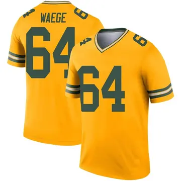 Youth Green Bay Packers Spencer Waege Gold Legend Inverted Jersey By Nike